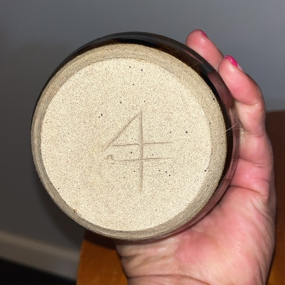 studio pottery bud vase, likely handmade - Picture 4 of 4